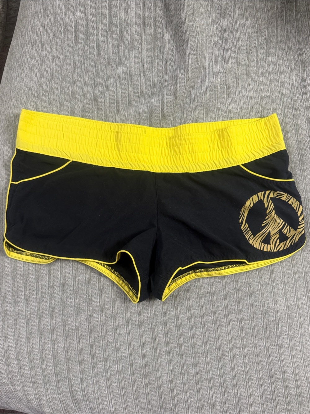 Target Black and Yellow Women's Swim Shorts